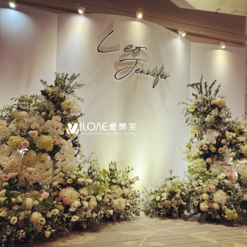 婚禮佈置<br><span style="font-size: 20px;">(純白之戀)</span>