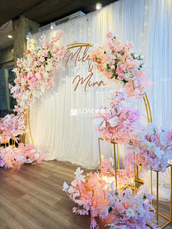 婚禮佈置<br><span style="font-size: 20px;">(純白與浪漫)</span>：圖片 2